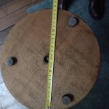 Gueridon, turned wooden side table