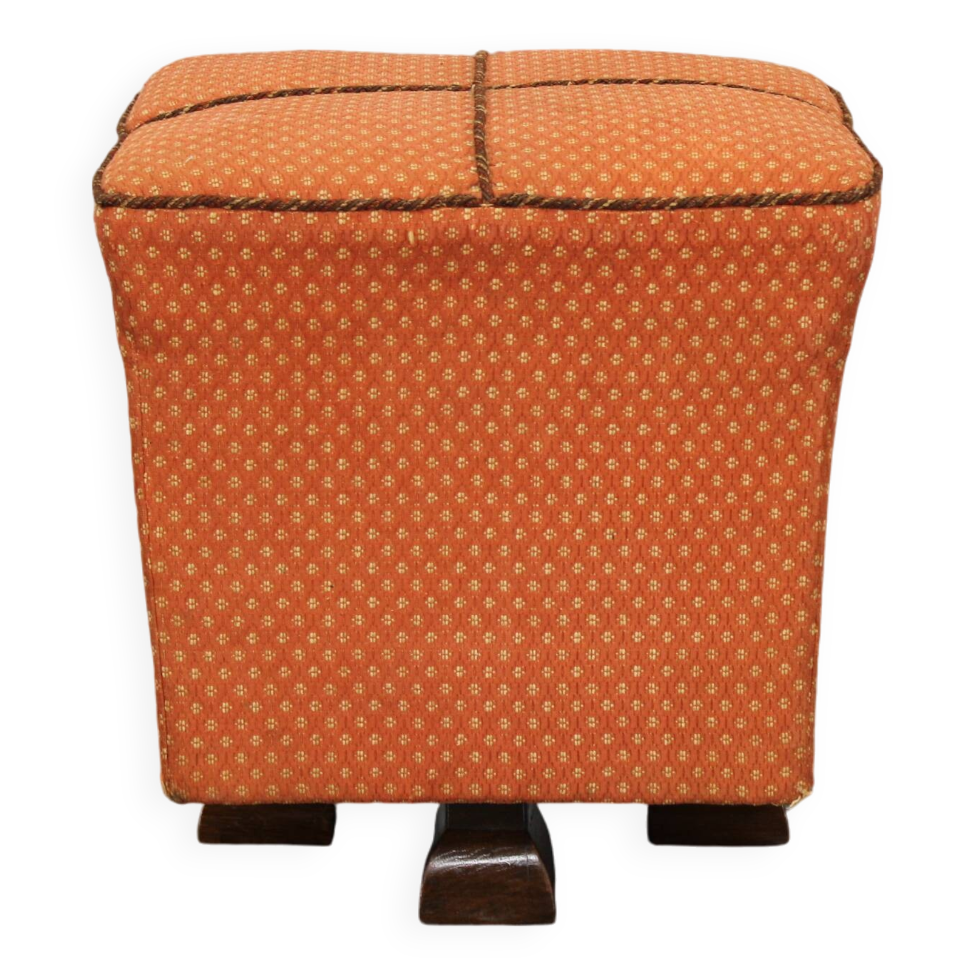 1930s Art Deco Tabouret, Czechoslovak