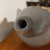 Vintage Elephant teapot in gray ceramic