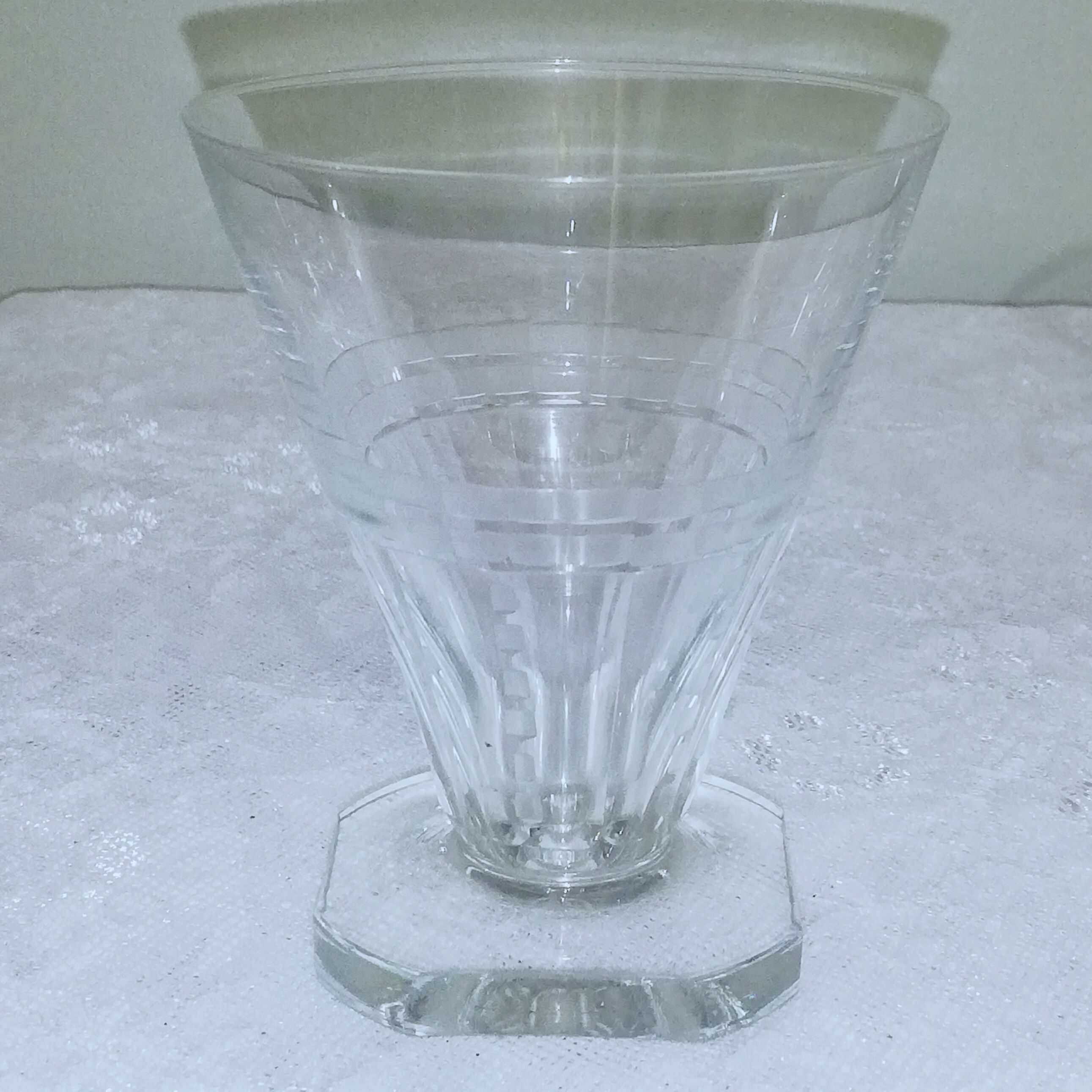 7 verres à vin 12cl art déco