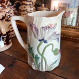 Carafe .slip. decor poppies