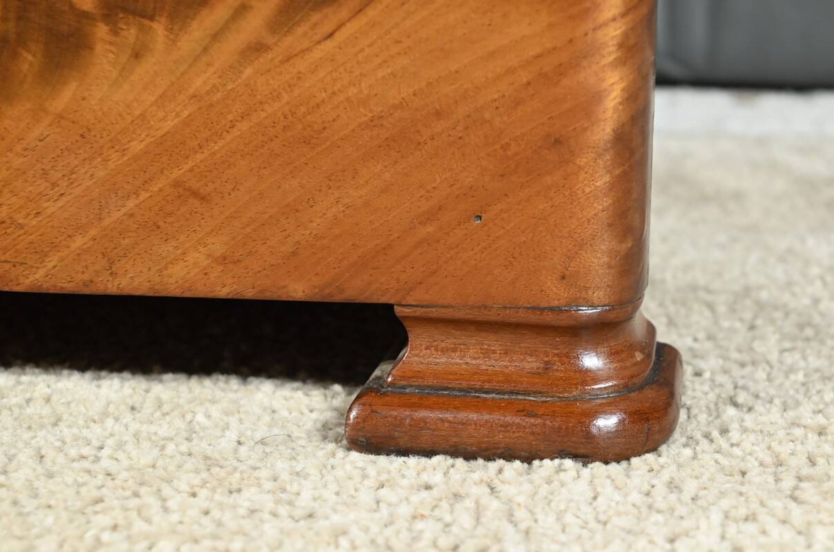 Mahogany Bedside Table, Restoration style – 2nd part 19th century