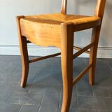 6 old chairs in cherry tree