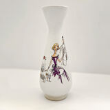 Interesting Bay Keramik ceramic vase, Germany 1970s