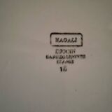 Grand plat de service ovale Digoin Sarreguemines modèle Magali.