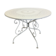 Table de jardin en fer