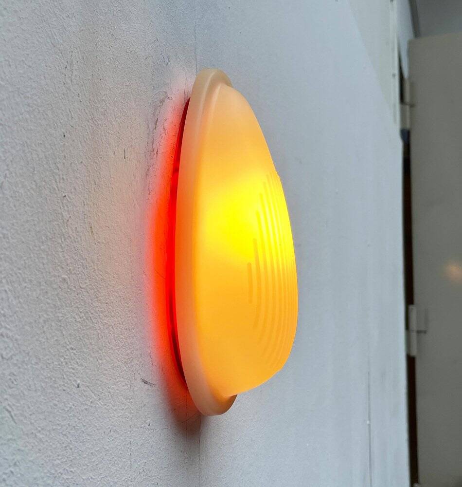 Postmodern Italian silicone wall lamp model Drop 1 by Marc Sadler for Arteluce, 1990s.