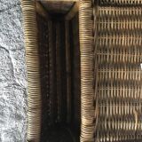 Wicker serving tray