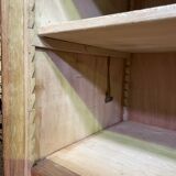 Asymmetrical oak cabinet 1960