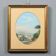 Modern painting landscape with figures, tempera on cardboard, '900