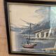 Oil on canvas framed under glass