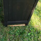 Old trading counter nine drawers black patina trade furniture