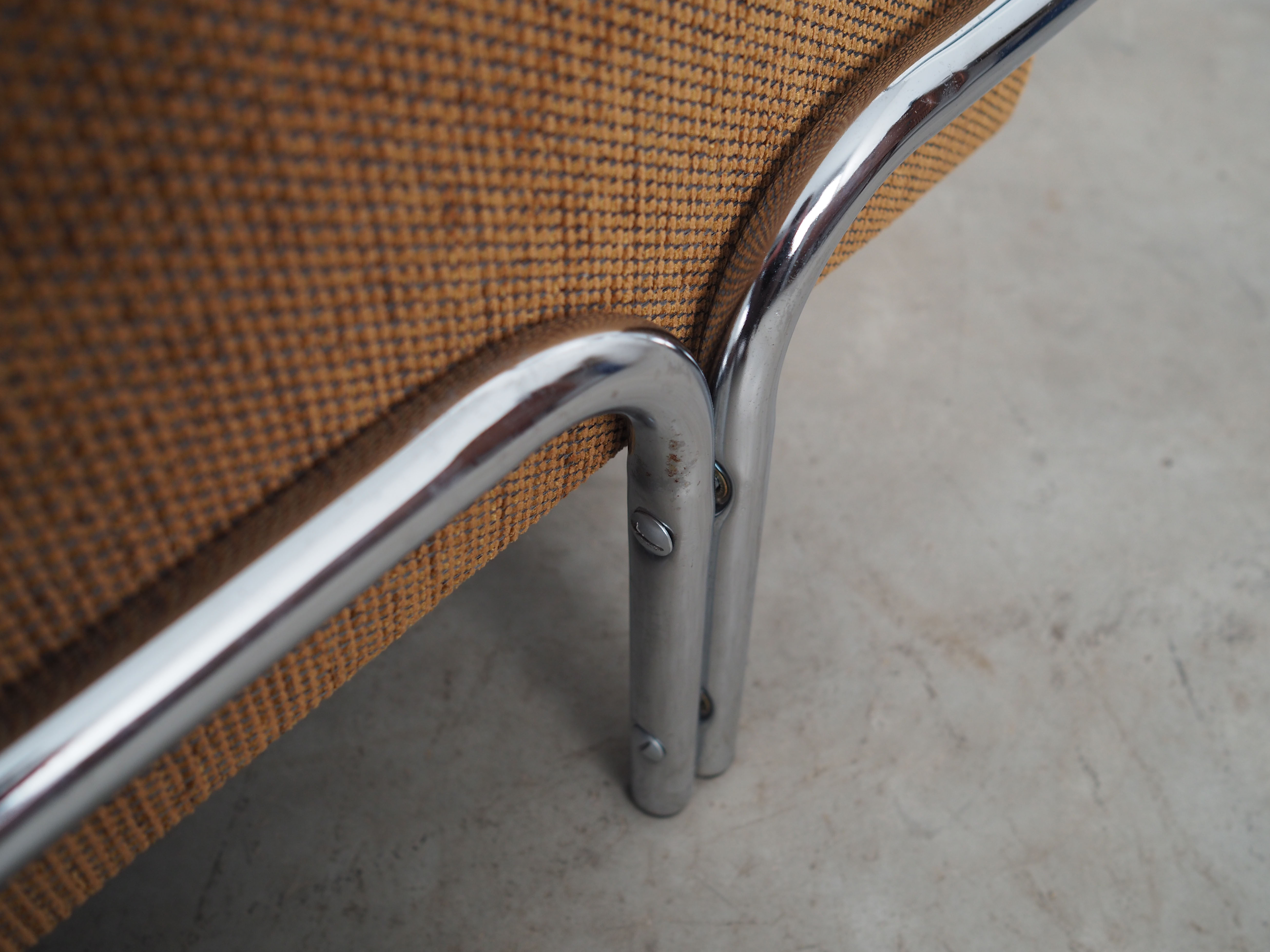 Brown sofa, Danish design, 1970s, production: Denmark