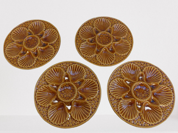 Oyster plates Longchamp slurry