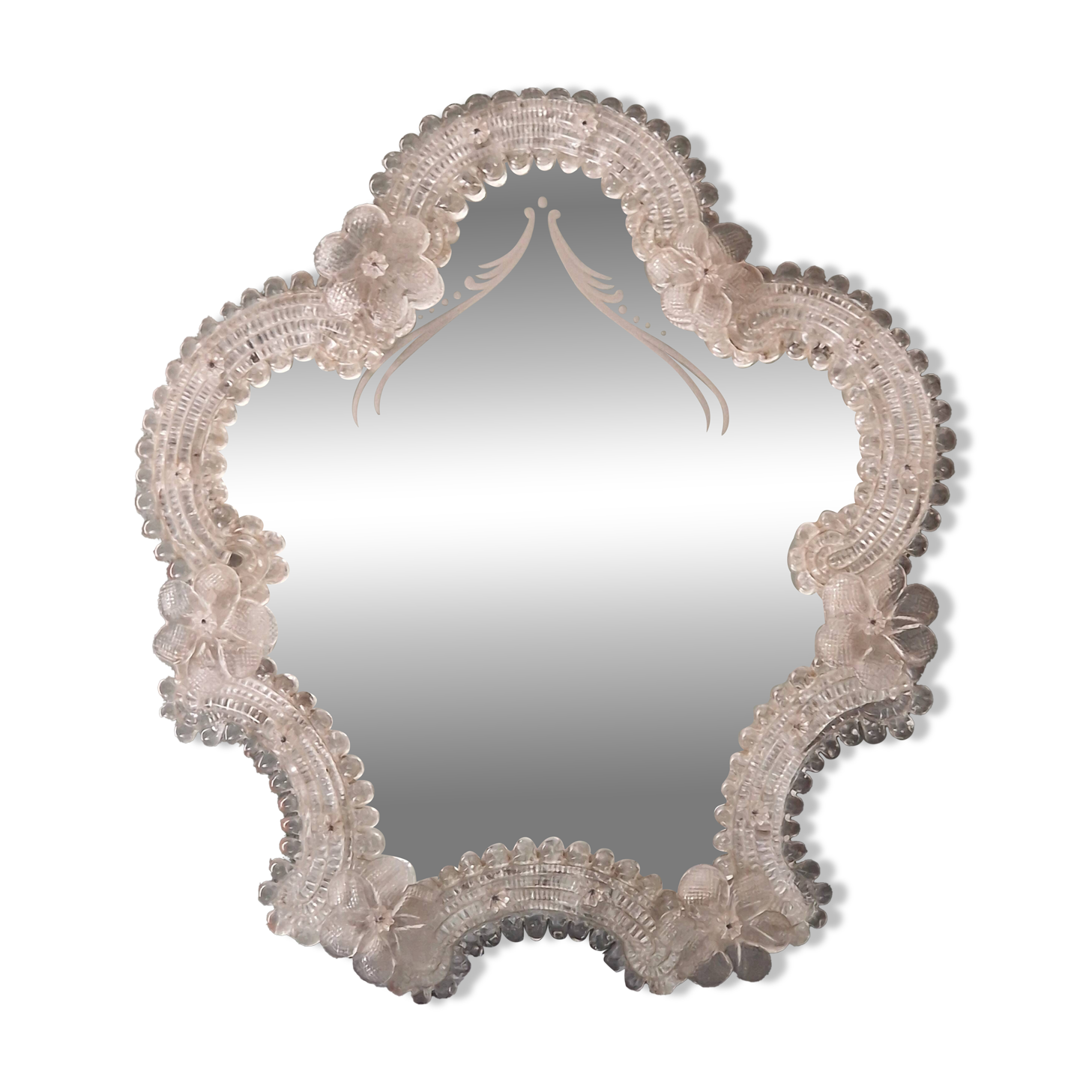 Venetian Murano glass mirror