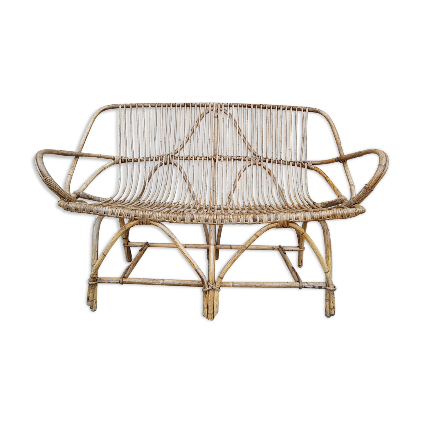 Rattan seat