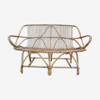 Rattan seat