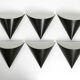 Set of six very rare large 1970s metal wall lights by Staff | Model 2020/21