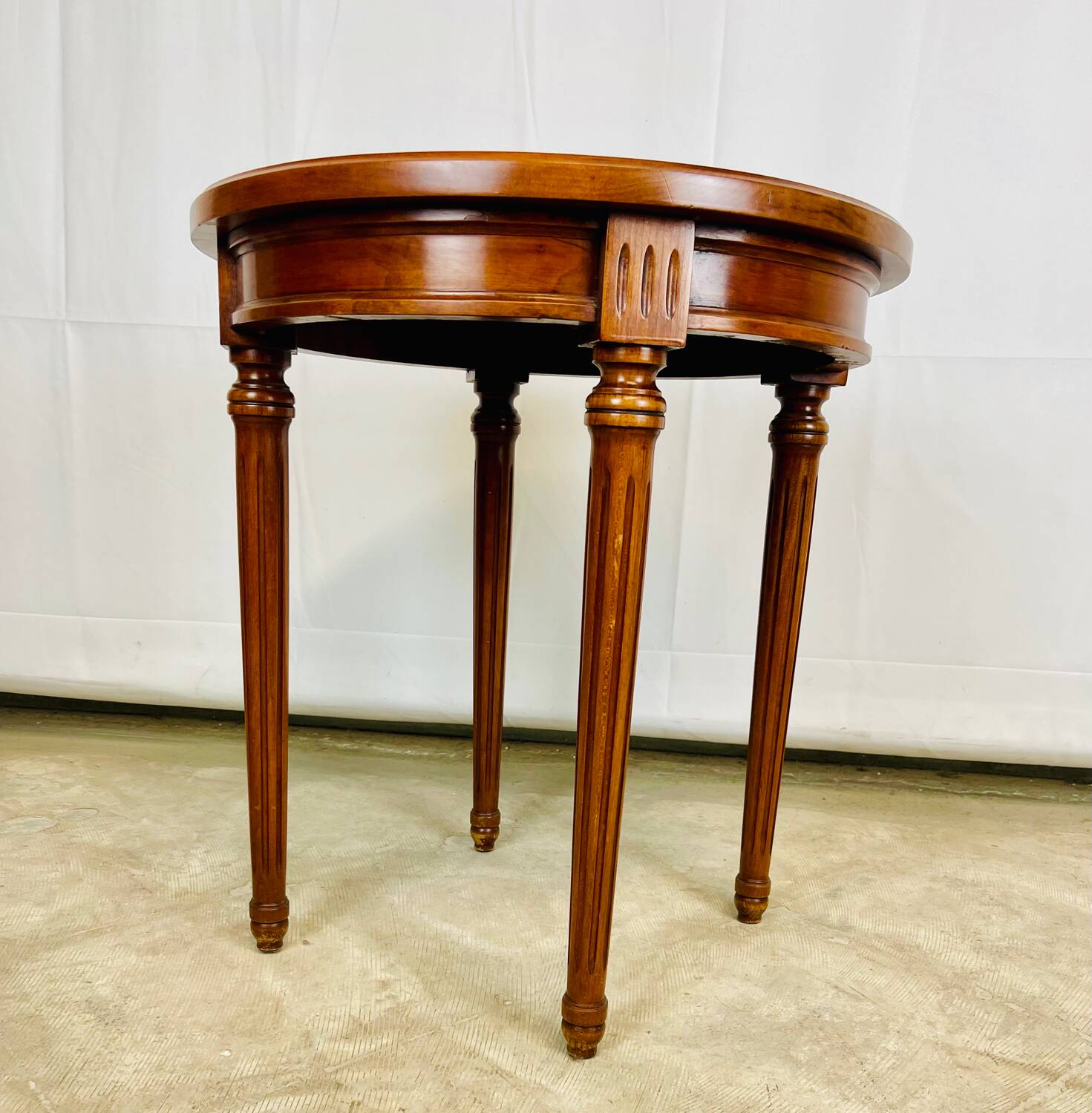 Cherry wood side table