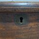 Antique wedding chest in solid wood — Late 18th century