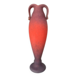 Large Art Deco Vase Signed Delatte Nancy