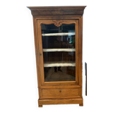 Louis Philippe display case in 19th century walnut