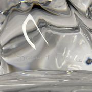 Daum, important crystal centrepiece and trinket dish from around 1950.
