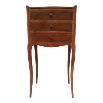 Louis XV style chest of drawers in veneered wood