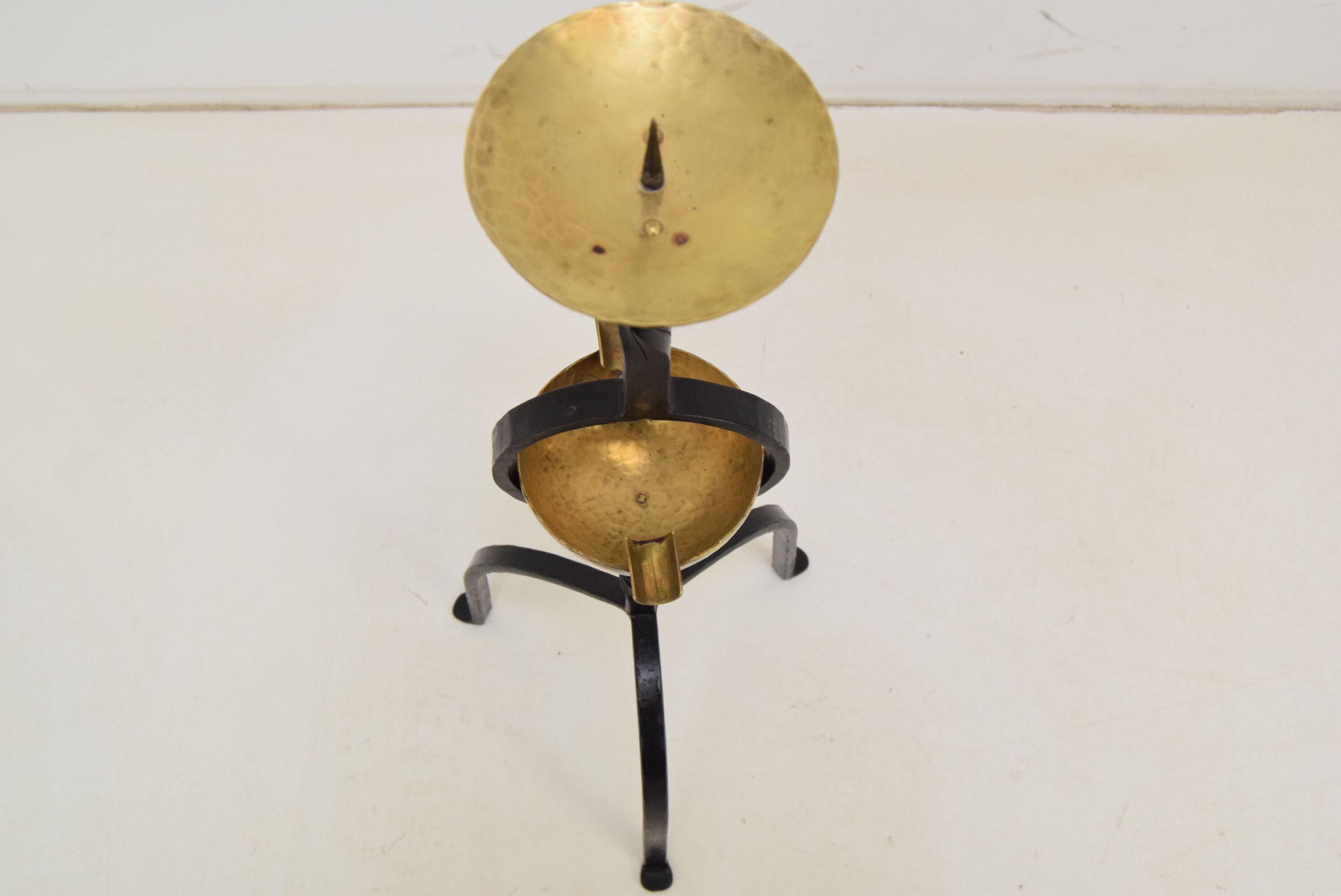 Mid-century candlestick and ashtray, 1960's