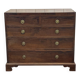 19th-century English mahogany commode