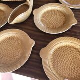 Fish service in Faïence - Sarreguemines