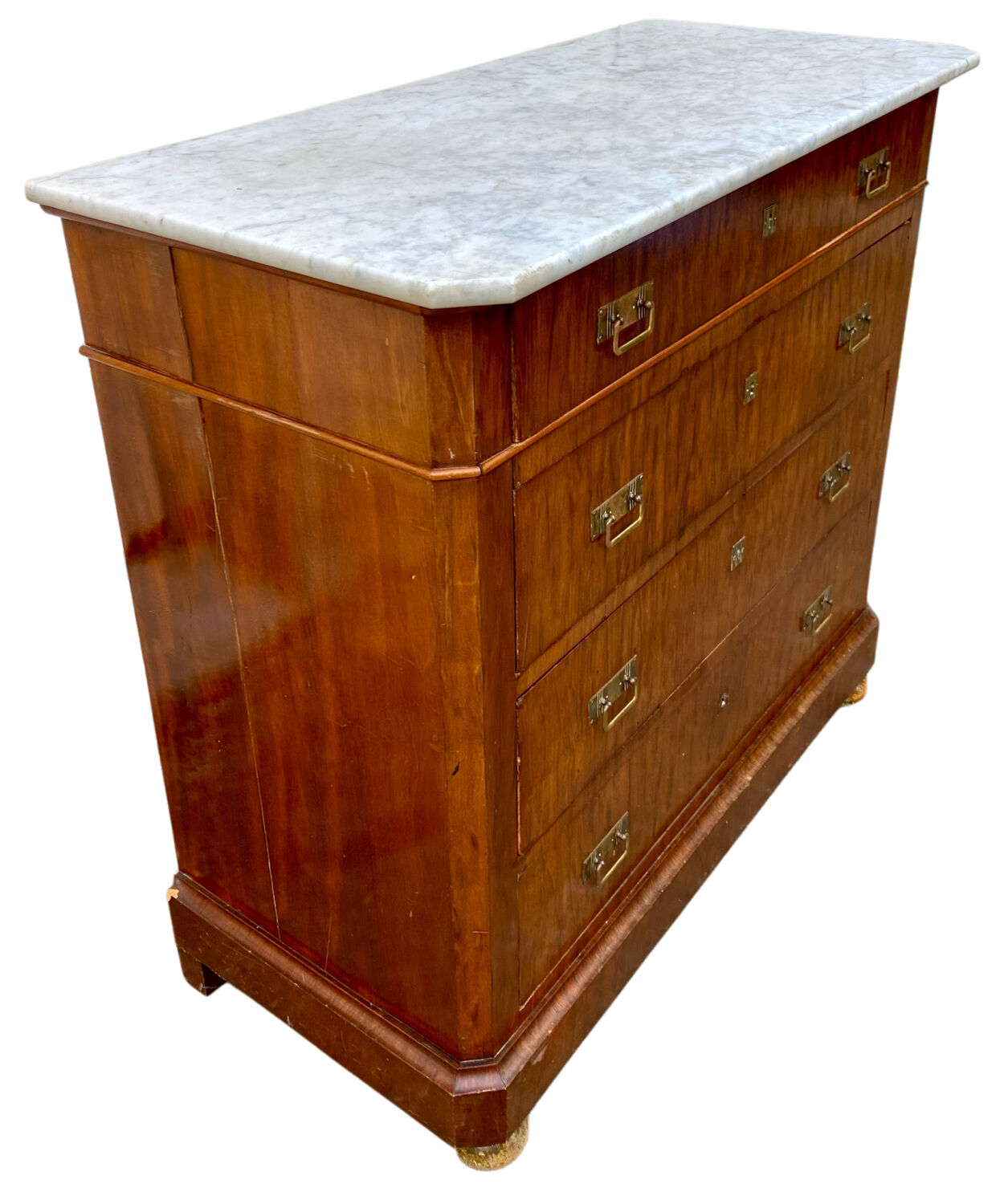 Commode 4 tiroirs vintage style marine
