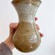 Beige stoneware vase