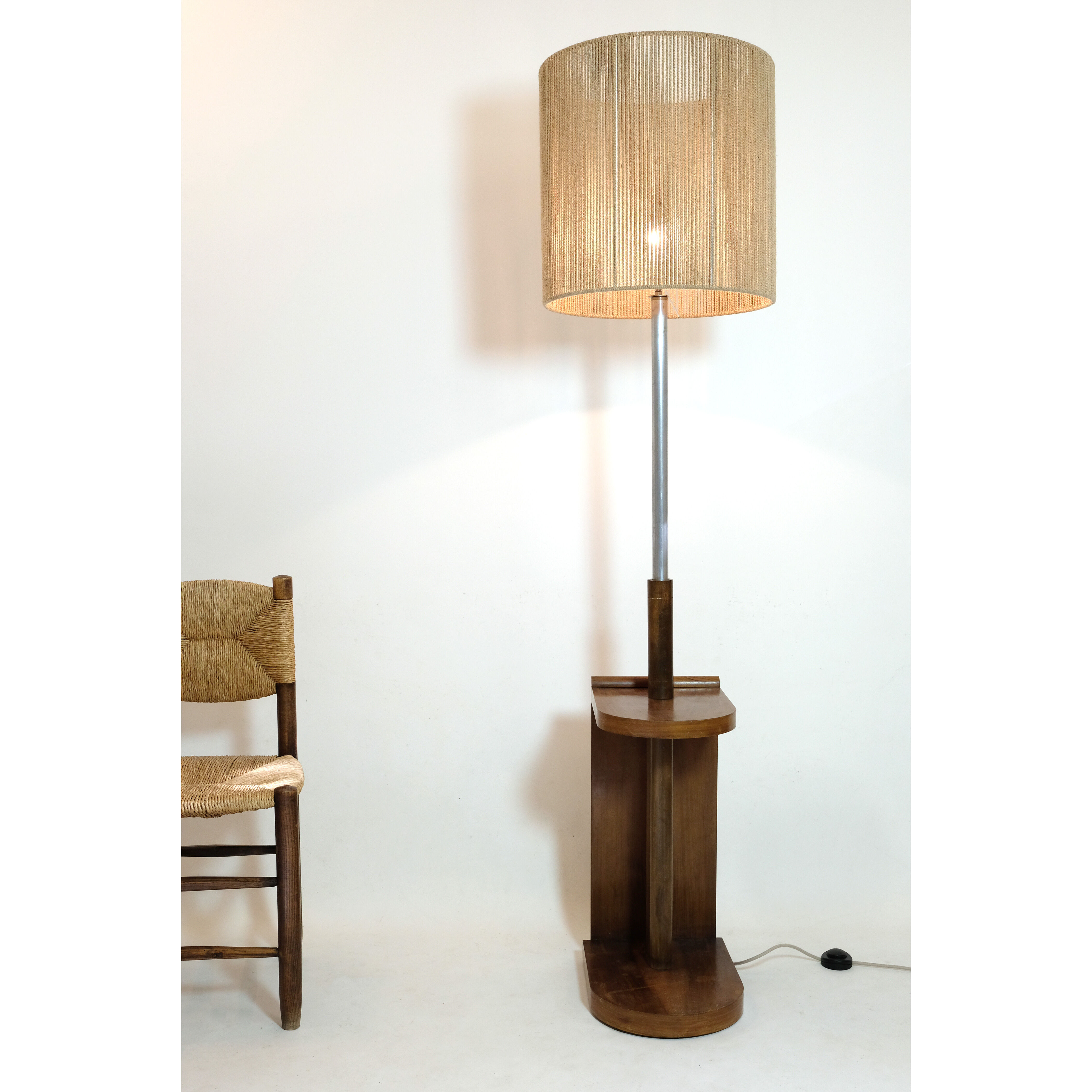 Lampadaire français des années 40-50, édition DIM