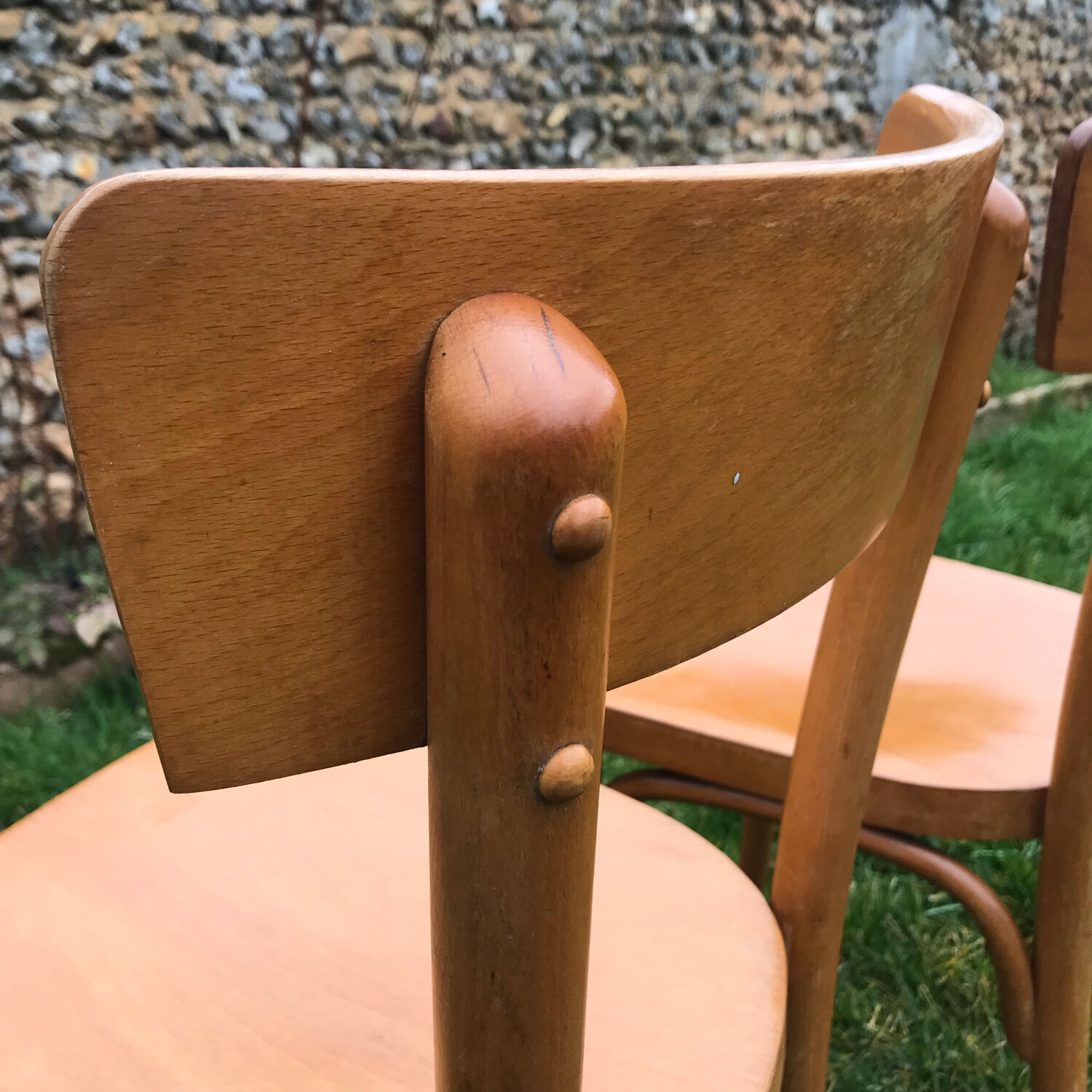 2 vintage Baumann bistro chairs 1940