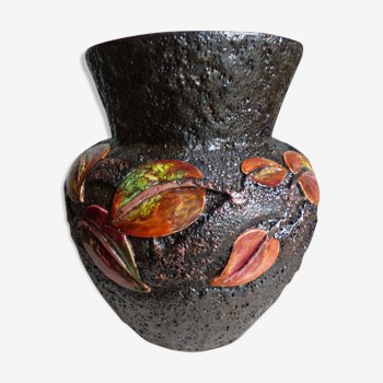 Vase XXe by Marcel Giraud ceramicist and sculptor in Vallauris