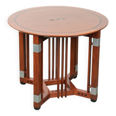 Belle table d'appoint/café ronde de style Art Déco