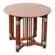 Belle table d'appoint/café ronde de style Art Déco