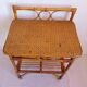 Pair of bamboo bedside tables