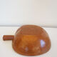 Large flat wooden vintage Apple shaped