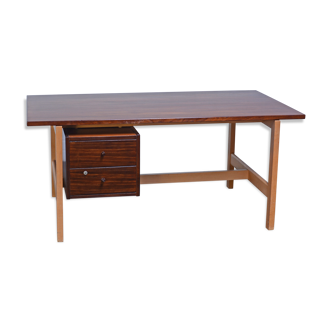 Hans Wegner mahogany desk, edition 60 Getama Denmark