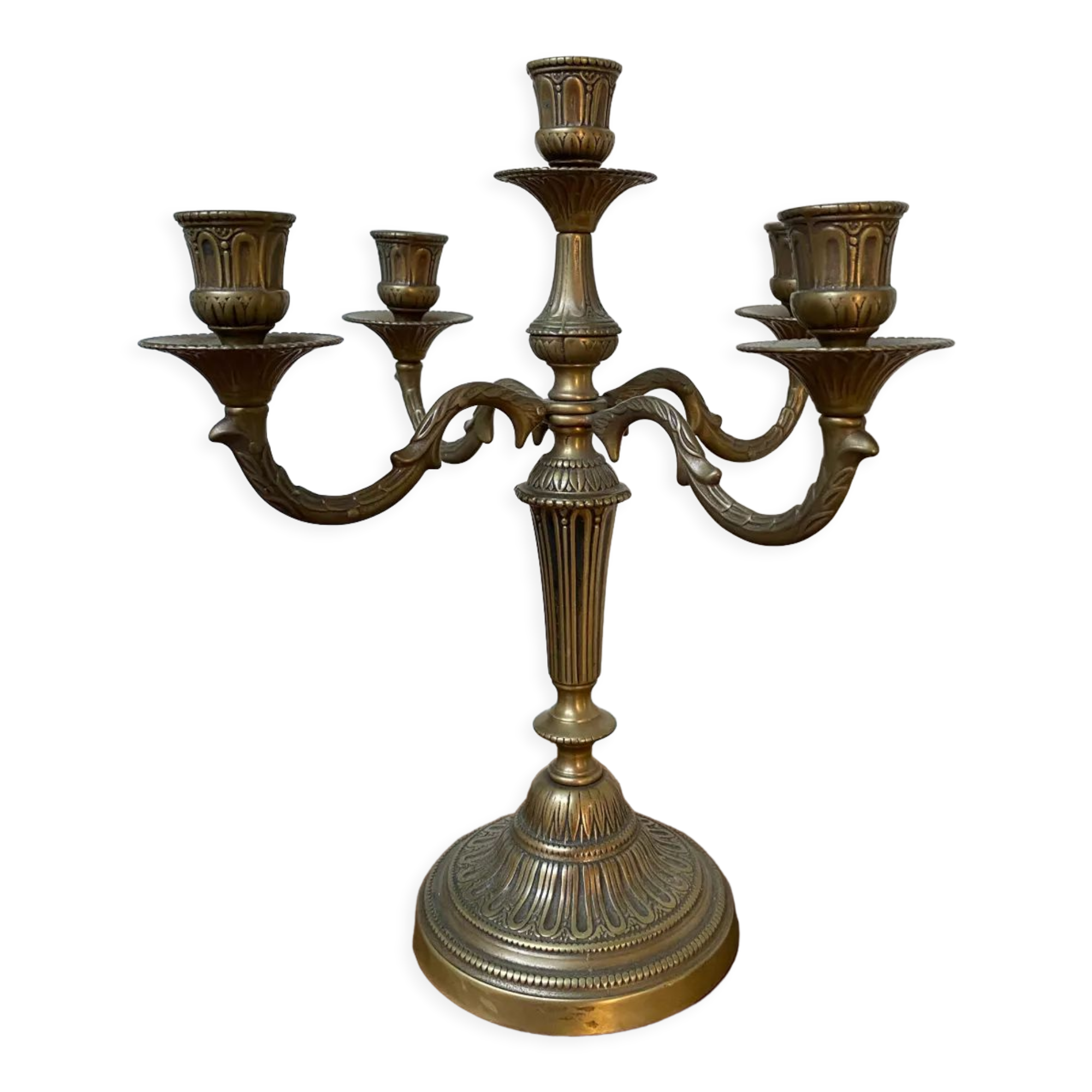 Brass candle holder
