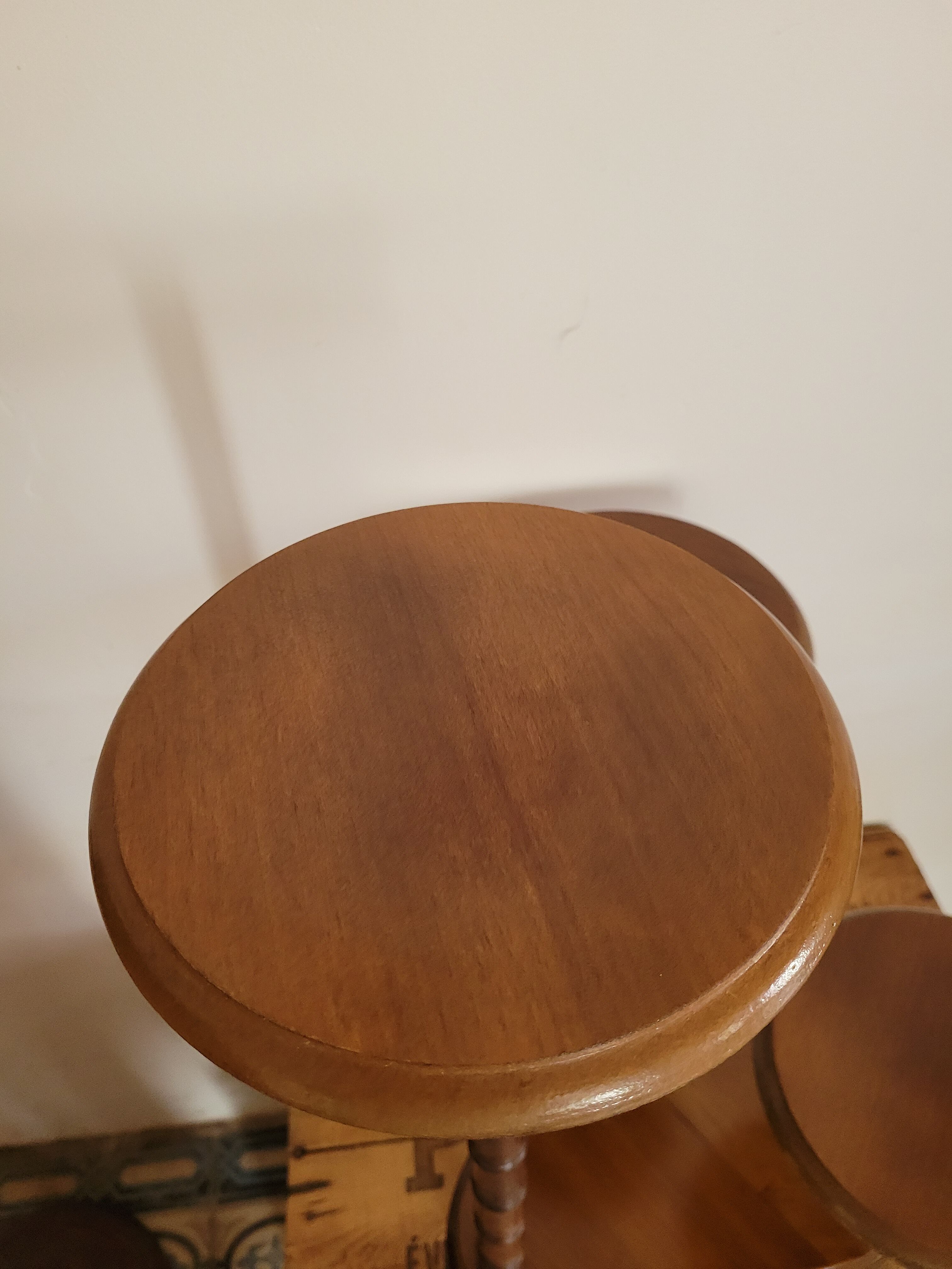 Bamboo faux plant holder