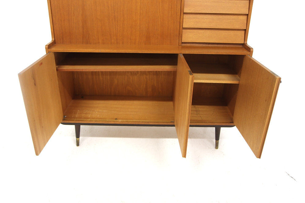 Scandinavian teak secretary desk, Bräntorps, Sweden, 1960