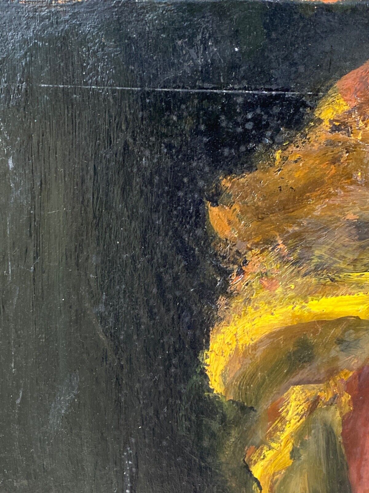 Huile sur toile par otremoureux portrait de femme XXeme