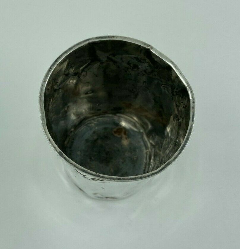 Silver timbale XlXeme poincon minerve large size 67 grams