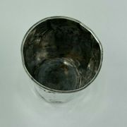 Silver timbale XlXeme poincon minerve large size 67 grams