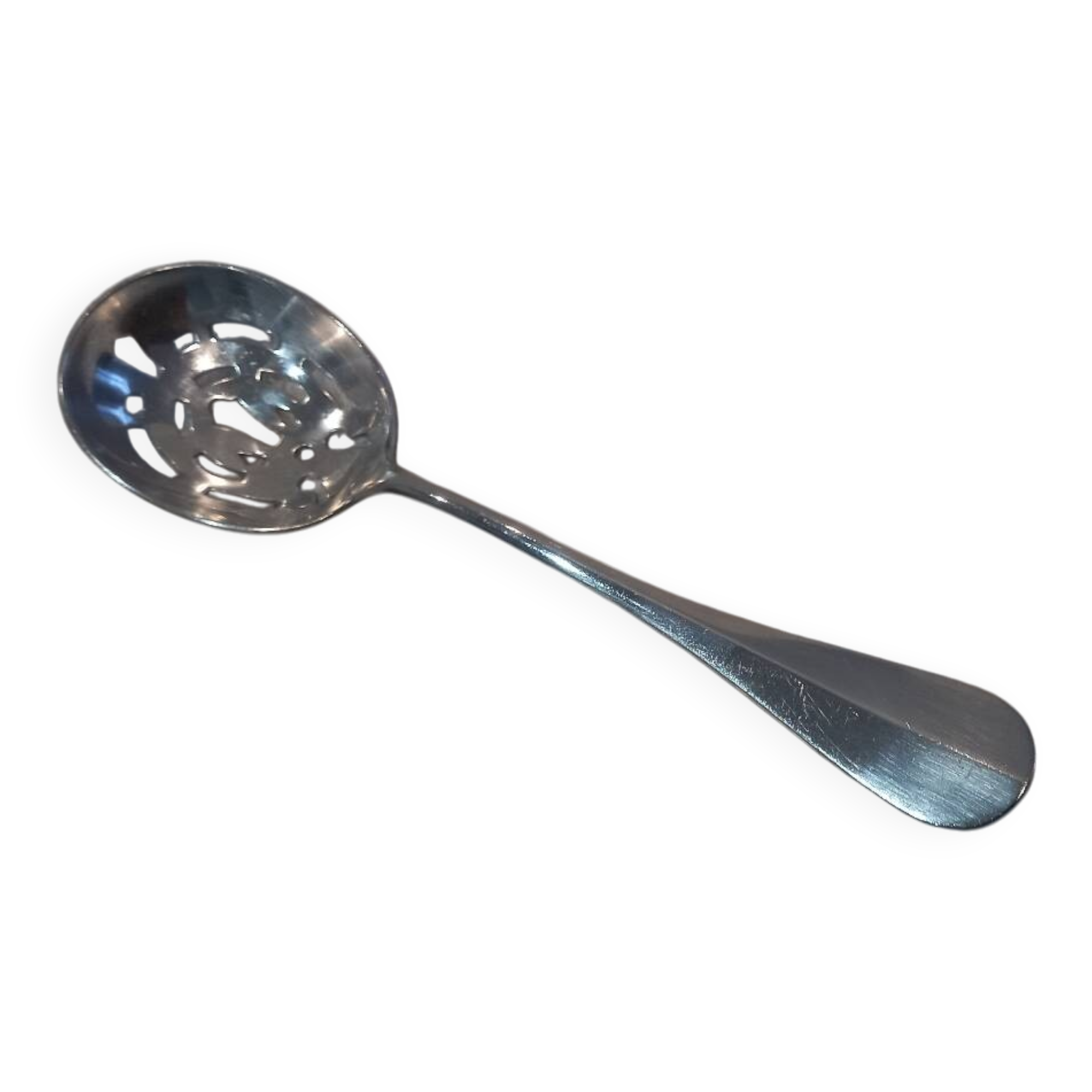 Christofle Baguette Silver Metal Ice Cube Serving Spoon