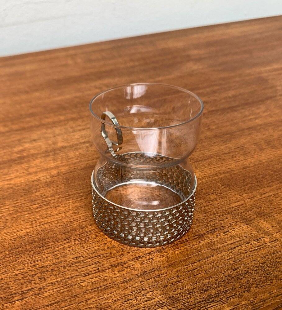 Mid-century Finnish Tsaikka tea glass by Timo Sarpaneva for Iittala.