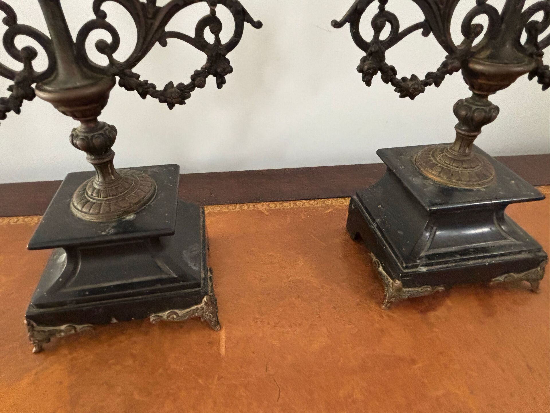 Bronze chandeliers